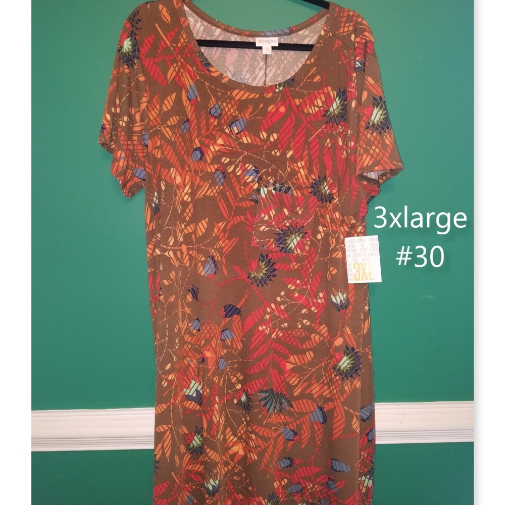 WOW!!! 3XL Carly Dress Flower print NEW w/ tags